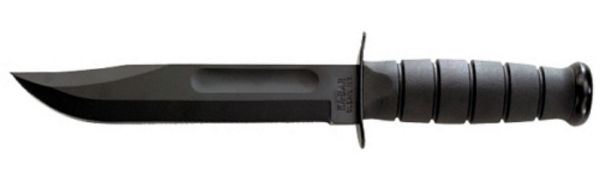 KA-BAR 1211 - Full-size Black KA-BAR& Straight Edge