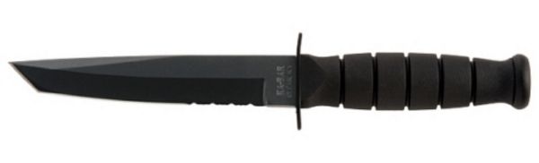 KA-BAR 5055 - Short Black Tanto& Serrated